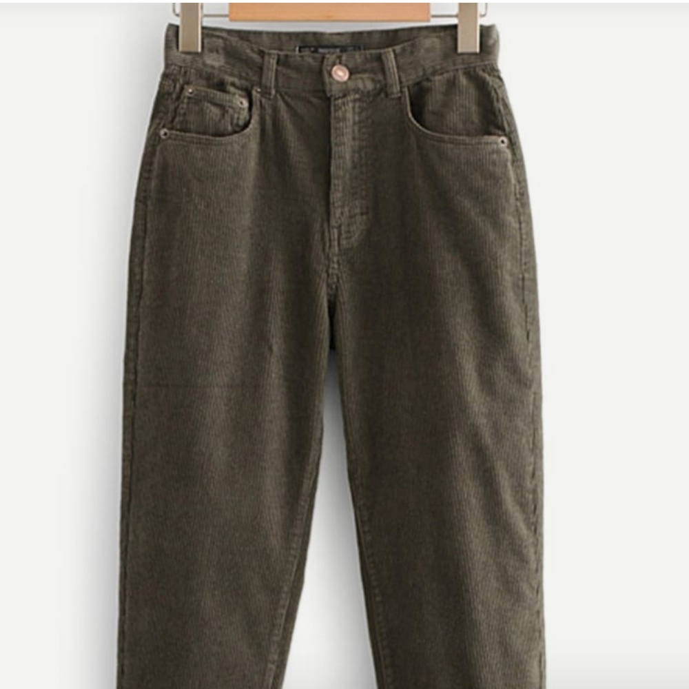 Green Corduroy Pants